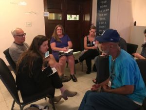 Participants discuss a Trauma Informed Berkshires